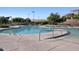 Large community pool with plenty of lounge chairs at 2664 E San Miguel Dr, Casa Grande, AZ 85194