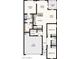 Floor plan showing a 3-bedroom, 2-bathroom house with a 2-car garage at 10692 W Arica Rd, Casa Grande, AZ 85193