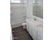Bathroom with double vanity, shower/tub combo, and tile floor at 48466 N Duran Way, Gold Canyon, AZ 85118