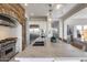 Large kitchen island with double sink and breakfast bar at 2340 W Horsetail Trl, Phoenix, AZ 85085