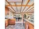 Spacious kitchen with granite countertops, wood cabinets and skylights at 4549 E Marion Way, Phoenix, AZ 85018