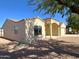 Newly built single-story home with a covered entryway at 414 E 5Th St, Eloy, AZ 85131