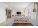 Living area with hardwood floors, comfortable seating, and large windows at 2201 N Central Ave # 4E, Phoenix, AZ 85004