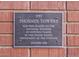 Plaque noting Phoenix Towers's historical designation at 2201 N Central Ave # 4E, Phoenix, AZ 85004