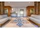 Lobby with two sofas, elevator and decorative floor at 2201 N Central Ave # 4E, Phoenix, AZ 85004