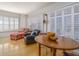 Living room with hardwood floors, comfortable seating and large windows at 2201 N Central Ave # 4E, Phoenix, AZ 85004