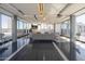Common area with city views and modern furnishings at 2201 N Central Ave # 4E, Phoenix, AZ 85004