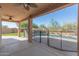 Covered patio overlooking a refreshing swimming pool at 4356 E Rancho Tierra Dr, Cave Creek, AZ 85331