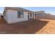 New home with large backyard and block wall. Ready for landscaping at 7400 E White Tail Rd, San Tan Valley, AZ 85143