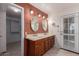 Bathroom with double vanity, and large mirrors at 5505 E Mclellan Rd # 9, Mesa, AZ 85205