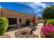 Spacious backyard with patio furniture and grill, perfect for outdoor entertaining at 5505 E Mclellan Rd # 9, Mesa, AZ 85205