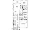 One-story floor plan with 4 bedrooms, 2-car garage, and covered patio at 18532 E Dario Rd, Gold Canyon, AZ 85118
