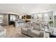 Modern kitchen with island and stainless steel appliances at 17543 E Silver Sage Ln, Rio Verde, AZ 85263