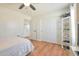 Bright bedroom with double closets and wood floors at 17743 W Evans Dr, Surprise, AZ 85388