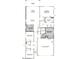 Floor plan showing a four-bedroom home with two-car garage at 18525 E Dario Rd, Gold Canyon, AZ 85118
