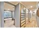 Spa-like bathroom with soaking tub and walk-in closet at 5123 E Mcdonald Dr, Paradise Valley, AZ 85253