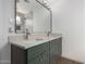 Bathroom with double vanity and modern finishes at 15840 N 22Nd St, Phoenix, AZ 85022