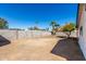 Large backyard with gravel and block wall at 15840 N 22Nd St, Phoenix, AZ 85022