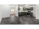 Modern kitchen with stainless steel appliances and dark green cabinets at 15840 N 22Nd St, Phoenix, AZ 85022
