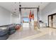 Spacious garage with car lifts and ample storage at 10803 W Dove Roost Rd, Queen Creek, AZ 85144