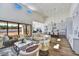 Open-concept living area featuring high ceilings and lots of natural light at 3329 W Desert Dawn Dr, Phoenix, AZ 85083