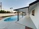 Relaxing pool area with covered patio at 1737 N Trevor Dr, Mesa, AZ 85201
