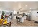 Modern kitchen with white cabinets and island at 1413 E Windsor Ave, Phoenix, AZ 85006