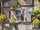 Aerial view of house with solar panels and backyard at 1413 E Windsor Ave, Phoenix, AZ 85006