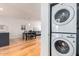 Stackable LG washer and dryer in convenient laundry closet at 4701 N 68Th St # 144, Scottsdale, AZ 85251