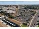 Aerial view showing the community's proximity to a shopping center at 4701 N 68Th St # 144, Scottsdale, AZ 85251