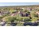 Aerial view of a luxurious home nestled in a beautiful neighborhood with mountain views at 20242 N 103Rd Way # 1246, Scottsdale, AZ 85255