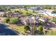 Aerial view of luxury estate home and landscaping at 2300 E Sanoque Ct, Gilbert, AZ 85298