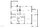 Floor plan showing a 3 bedroom, 2 bathroom home at 4521 N 15Th Ave, Phoenix, AZ 85015