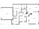 Floor plan showing 3 bedrooms, 2 bathrooms, and garage at 1114 W Estrella Dr, Chandler, AZ 85224