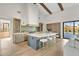 Kitchen showcasing the connection to outdoor living through a sliding glass door at 4132 N 44Th Pl, Phoenix, AZ 85018