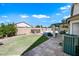 Spacious backyard with a patio, grassy lawn, and views of the neighborhood at 1178 E Betsy Ln, Gilbert, AZ 85296