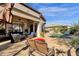 Inviting pool and patio furniture for comfortable lounging at 15439 E Acacia Way, Fountain Hills, AZ 85268
