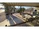 Covered patio with seating area and desert landscaping at 1206 W Klamath Dr, Apache Junction, AZ 85119
