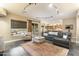 Spacious living area with open floor plan and kitchen views at 2378 N 158Th Dr, Goodyear, AZ 85395