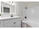 Bathroom with a vanity, toilet and bathtub at 10338 E San Salvador Dr, Scottsdale, AZ 85258