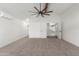Main bedroom with high ceiling and carpet flooring at 10338 E San Salvador Dr, Scottsdale, AZ 85258