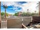 Private balcony overlooking the street and community at 6745 N 93Rd Ave # 1133, Glendale, AZ 85305