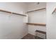 Large walk-in closet with ample shelving and hanging space at 6745 N 93Rd Ave # 1133, Glendale, AZ 85305