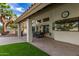 Covered patio with tile flooring and outdoor furniture at 10338 E San Salvador Dr, Scottsdale, AZ 85258
