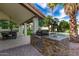 Outdoor kitchen with built-in grill and sink, perfect for entertaining at 10338 E San Salvador Dr, Scottsdale, AZ 85258