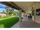 Poolside patio with tiled flooring, offering views of the pool and garden at 10338 E San Salvador Dr, Scottsdale, AZ 85258