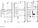 3-story floor plan, including a garage, Gathering room, and 3 bedrooms at 7297 N Scottsdale Rd # 1004, Paradise Valley, AZ 85253