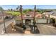 Aerial view of a beautiful home with a large driveway and landscaping at 2606 N 159Th Dr, Goodyear, AZ 85395