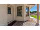 Private back patio access with brick pavers at 2222 S Yellow Wood --, Mesa, AZ 85209