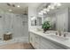 Spa-like bathroom with double sinks and a large walk-in shower at 2222 S Yellow Wood --, Mesa, AZ 85209